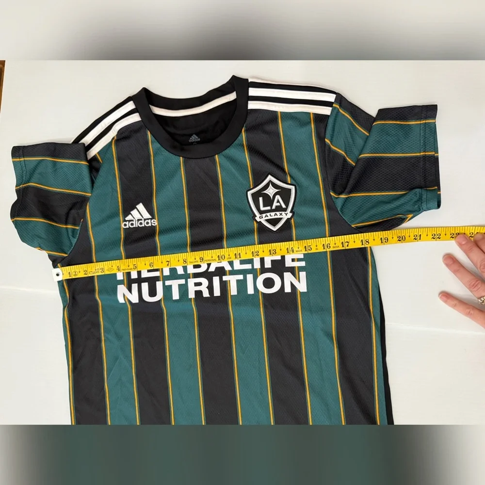Adidas - LA Galaxy 21/22 Away Soccer Futbol Jersey Kit - S